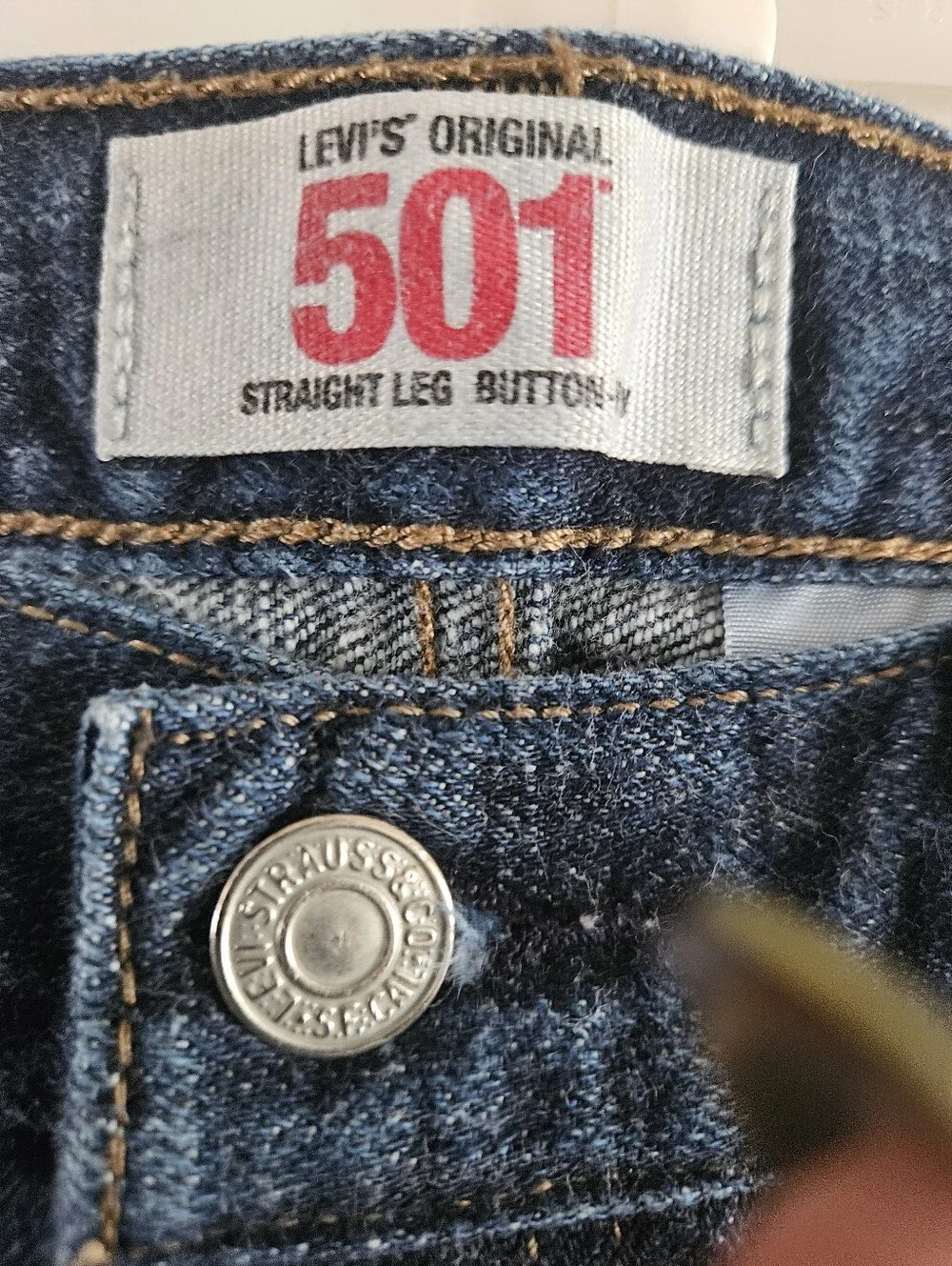 Levi's Straight-Leg Men's Jeans in Dark Indigo